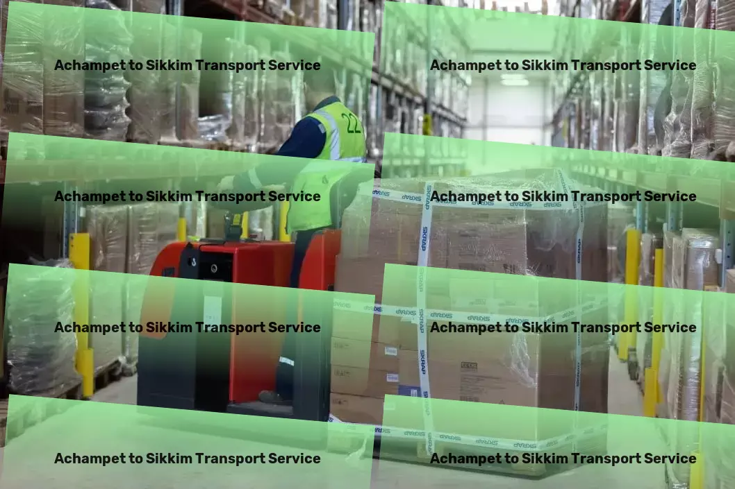 Achampet to Sikkim Transport Industrial goods movers