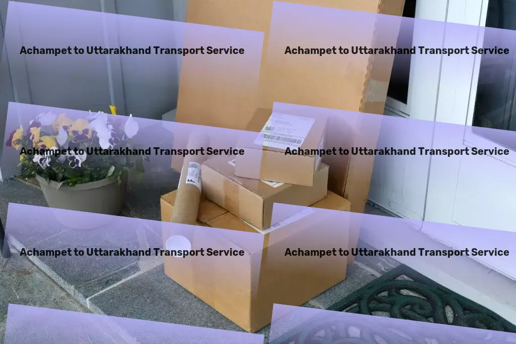 Achampet to Uttarakhand Transport Transforming the way you transport goods around India! - Quick delivery solutions