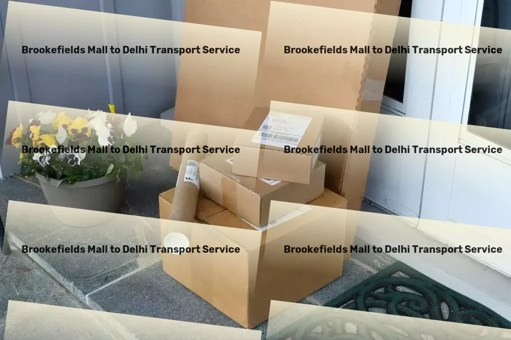 Brookefields Mall to Delhi Transport Multinational transport services