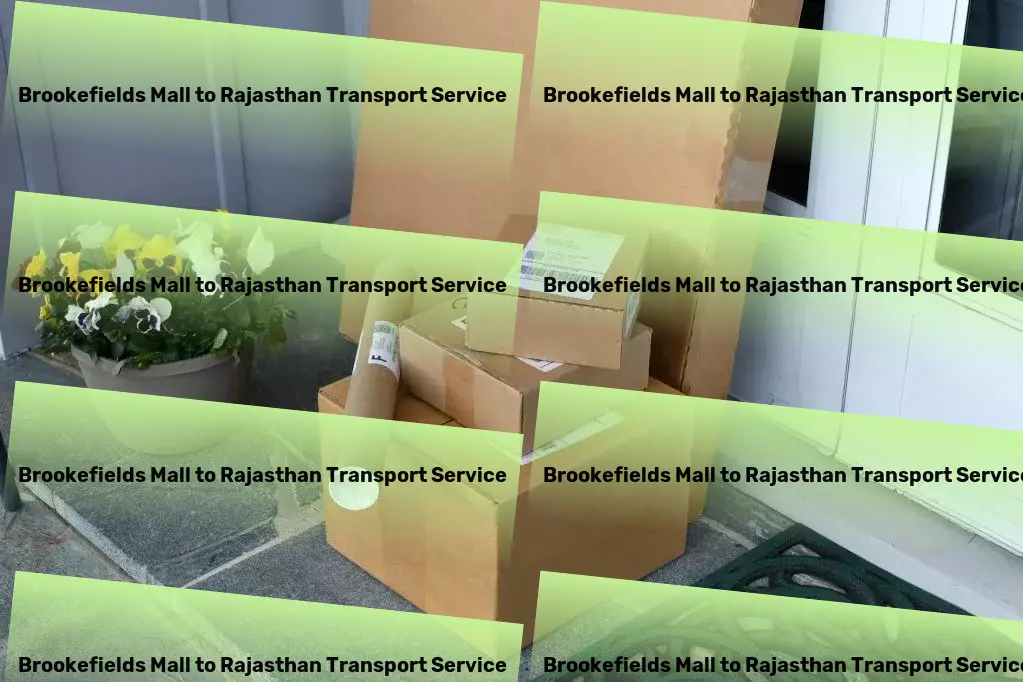 Brookefields Mall to Rajasthan Transport Express furniture relocation