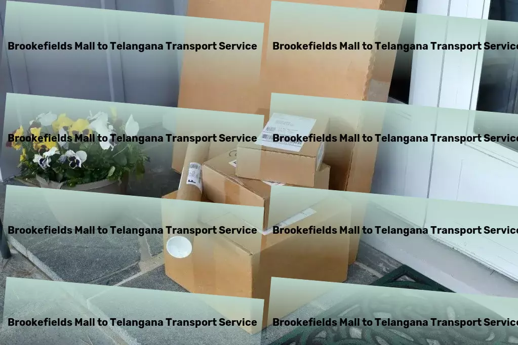 Brookefields Mall to Telangana Transport Quick bulk transport