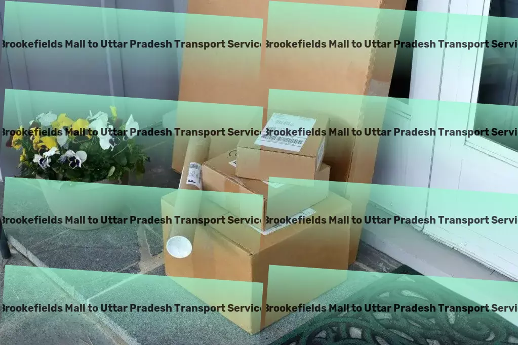 Brookefields Mall to Uttar Pradesh Transport Package transport services