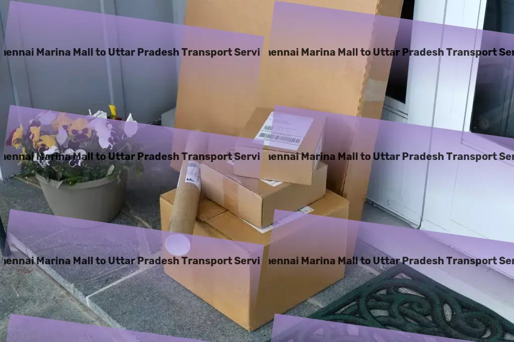 Chennai Marina Mall to Uttar Pradesh Transport Multi-city cargo transport