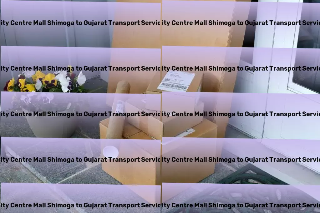 City Centre Mall Shimoga to Gujarat Transport Full-load goods services