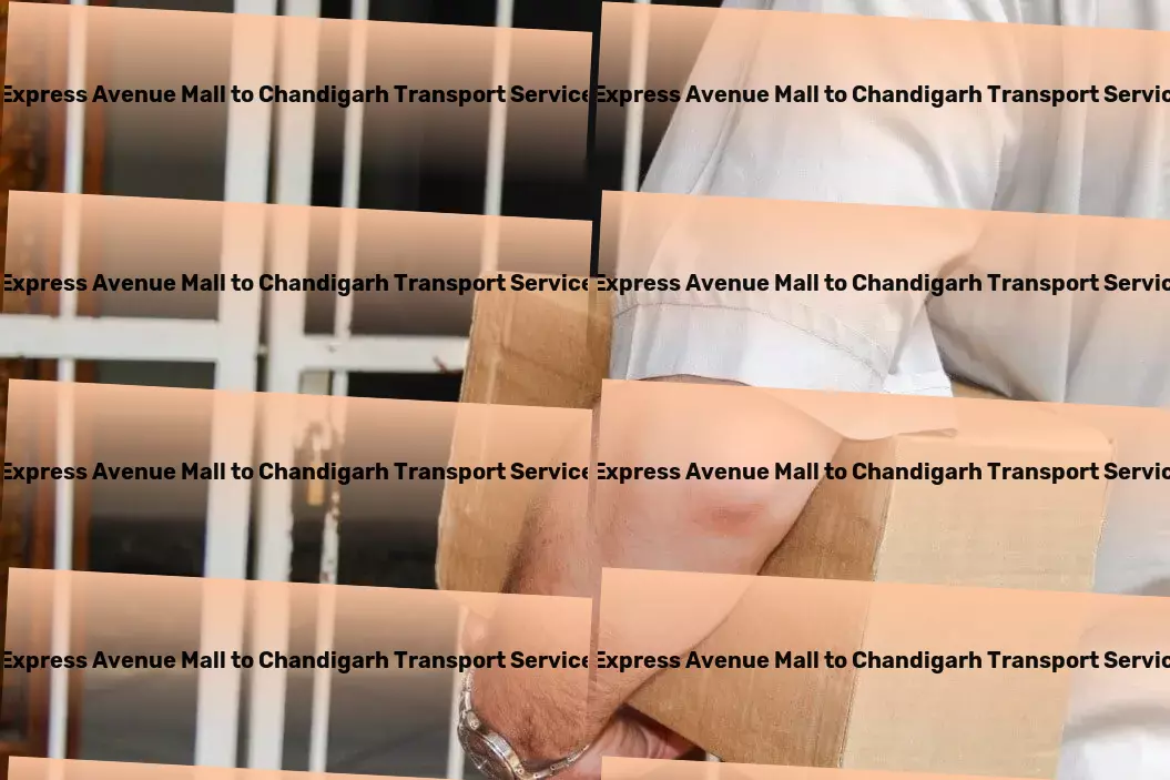 Express Avenue Mall to Chandigarh Transport Full-scale cargo operations