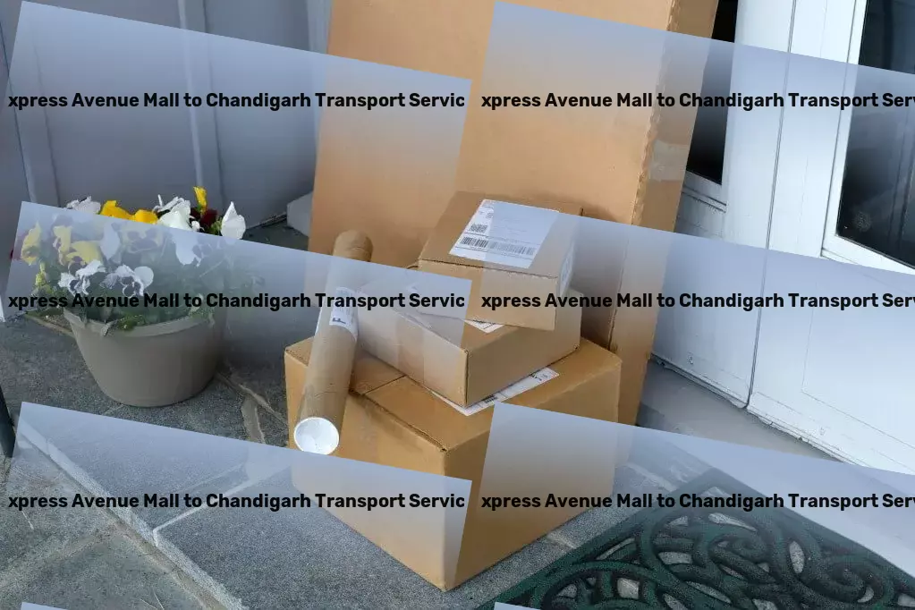 Express Avenue Mall to Chandigarh Transport Inter-state goods delivery