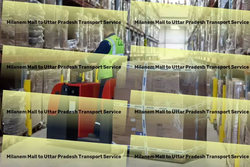 Milanem Mall to Uttar Pradesh Transport Advanced goods logistics