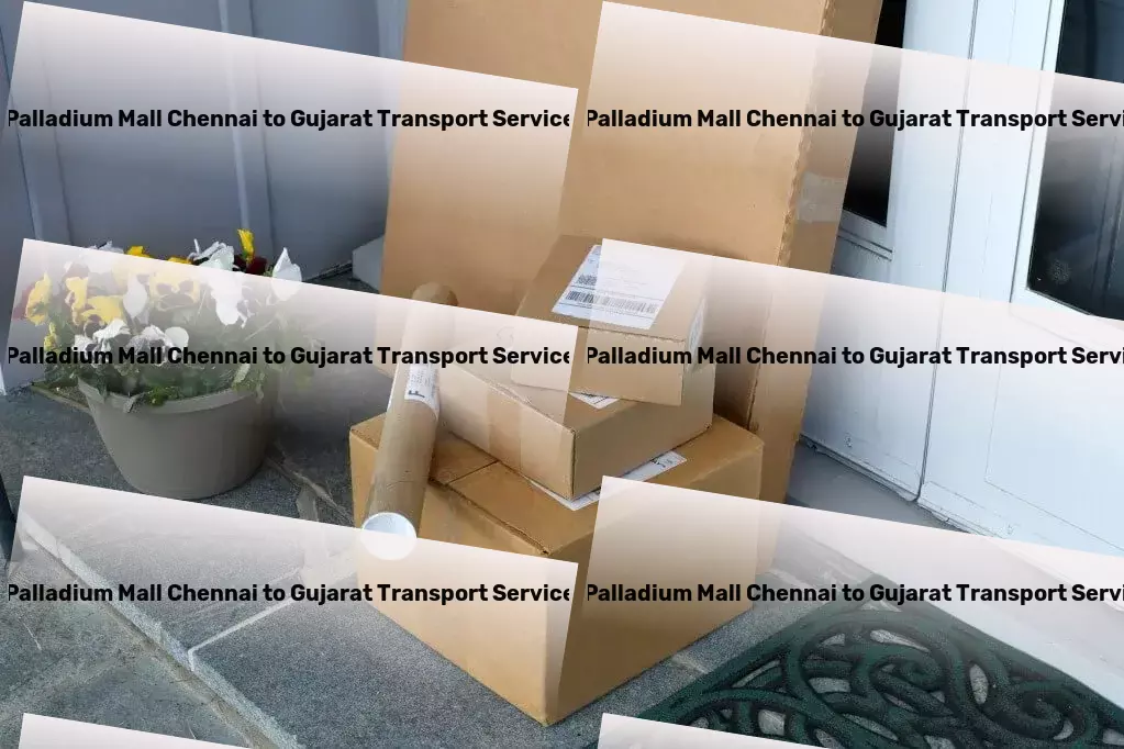 Palladium Mall Chennai to Gujarat Transport Elevate your shipping experience within the vast terrain of India! - Full truckload movers