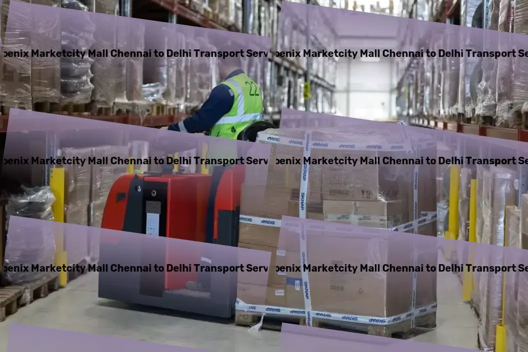 Phoenix Marketcity Mall Chennai to Delhi Transport High-capacity goods shipment