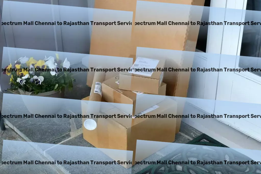 Spectrum Mall Chennai to Rajasthan Transport Innovative logistics solutions