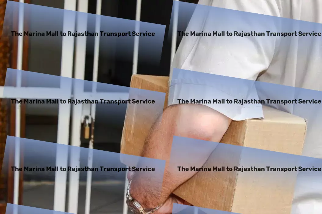 The Marina Mall to Rajasthan Transport Commercial package delivery