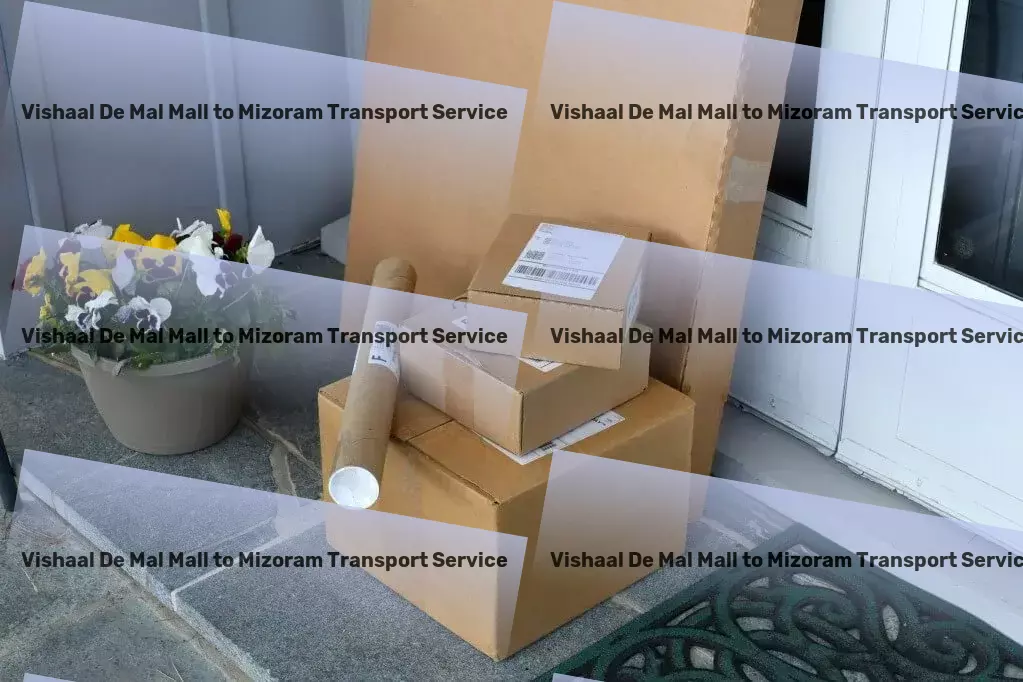 Vishaal De Mal Mall to Mizoram Transport Full-scale goods transport